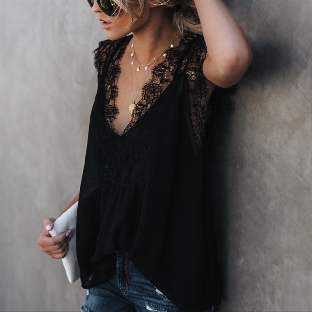 Vici Dolls “From a Dream” Lace Top